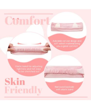 Dreamlover Cat Ears Headband - 6 Pack Makeup Hairband for Women and Girls - Buy Online on GoSupps.com