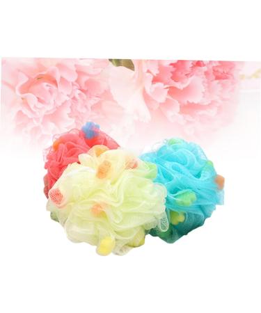 3pcs Body Scrubber Puff - Mesh Shower Loofahs & Bath Sponges for Exfoliating Clean Skin | International Shipping - Buy Online on GoSupps.com