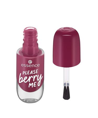 Essence Gel Nail Color No. 20 Please Berry Me - Long-Lasting Vegan Glossy Violet Nail Polish (3 Pack - 3 x 8ml) - Buy Online on GoSupps.com