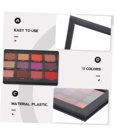 Outanaya Woman Makeup Palette 18 Makeup Combination Shadow Cosmetic Pallet Style for Black Colors Eye Random Woman - Buy Online on GoSupps.com