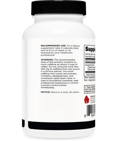 Primal Guarana 1000 MG - 150 Capsules | Natural Caffeine Boost for Energy & Focus - Buy Internationally - Buy Online on GoSupps.com
