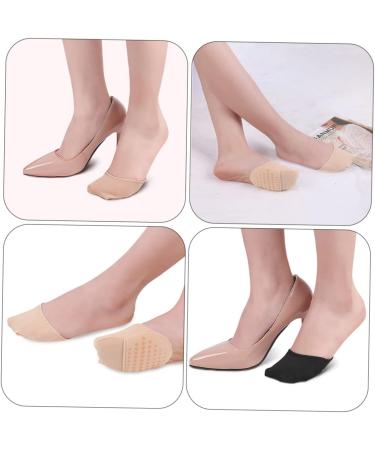 8 Pairs of Sole Pads Shoe Breathable Half Socks Insole Front Pad Women's Toe Socks Sponge - Buy Online on GoSupps.com