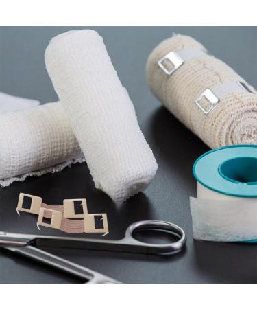 Elastic Bandage Clips - 100pcs Stretch Metal Clasps for Secure Bandage Fixing | Replaceable Wrap Fasteners - Buy Online on GoSupps.com