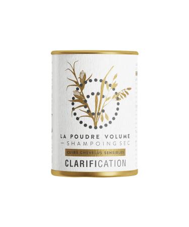 Dry Shampoo La Poudre Volume - Express Cleanliness and Volume Without Residue and Without Rinsing - 100% Natural Origin Vegan Made in France - CLARIFICATION