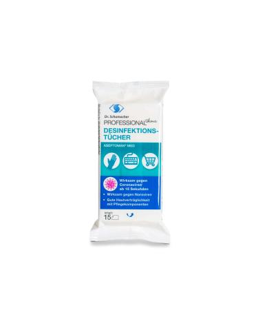 Dr. Schumacher professional home Schumacher PROFESSIONAL home DISINFECTANT WIPES ASEPTOMAN MED 15 wipes