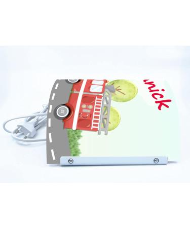 Creadesign WA-1009 Fire Brigade Children's Wall Lamp - Personalized Night Light E14 (22 x 22.5 x 8.5 cm) - Perfect for Kids' Room decor - Buy Online on GoSupps.com
