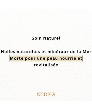 Kedma - Exfoliating and Revitalizing Lemongrass Salt Scrub - For All Skin Types - Nourishes and Softens - 350g - Buy Online on GoSupps.com