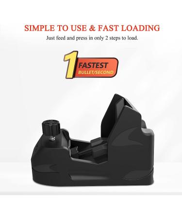 Ludex Universal Magazine Speed Loader for 9mm Luger 10mm .40S&W .45ACP .357Sig .380ACP 1911 Single and Double Stack Magazines Black - Buy Online on GoSupps.com