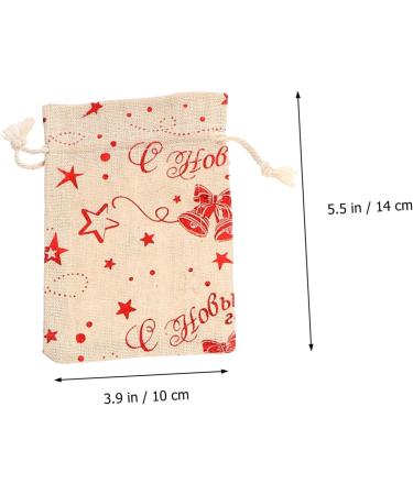 TOVINANNA 72 Pcs Countdown Candy Bag DIY Advent Calendar Advent Calendar Pouches Drawstring Bags Wood - Buy Online on GoSupps.com