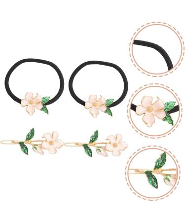 Beaupretty 1 Set hairpin hair barrettes for women elastic hair scrunchies girls hair tie girls hair band hair ties for girls clips for hair flower hair ties women's chic side clip alloy - Buy Online on GoSupps.com