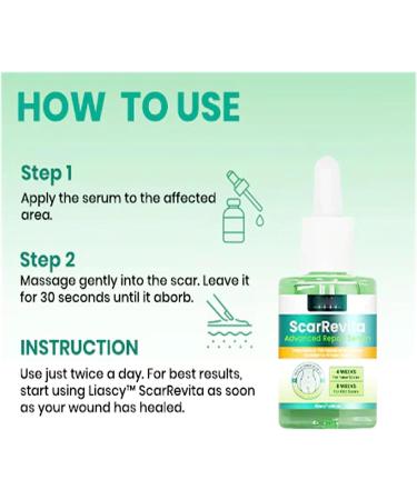 ADEK ScarRevita Advanced Repair Serum 30ML - Effective Solution for All Types of Scars - Buy Online on GoSupps.com