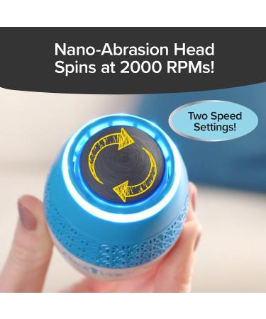 Pedi Vac by Ped Egg - Electric Callus Remover with Built-in Vacuum for Mess-Free Exfoliation - Buy Online on GoSupps.com