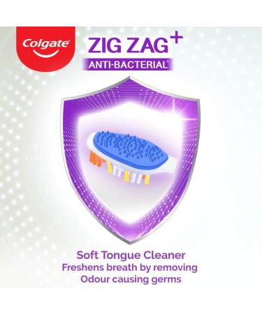 Colgate Zig Zag Toothbrush 3-Pack: Effective Dental Care Essentials - Buy Online on GoSupps.com