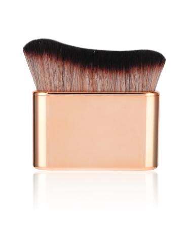 Self Tan Brush Soft Body Makeup Brush Portable Self Tanning Brush Self Tanner Face Brush For Body & Leg Makeup(Rose Gold)