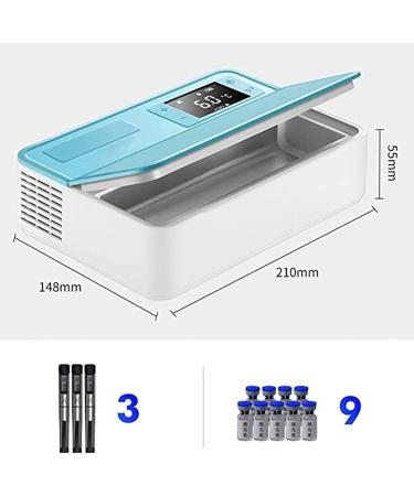 Portable Insulin Cooler Travel Case Medical Cooling Box for Outdoor Car Small Refrigerator 2-8 C Fast Medical Cooler Long Distance Driving Journeys and Camping 220V - Buy Online on GoSupps.com