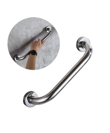 Bathroom Grab Bar Safety Support Rail Bathroom Shower Grab Bars - Silver Grab Bars for Bathtubs and Toliet Adjustable Handrail Assist Grab