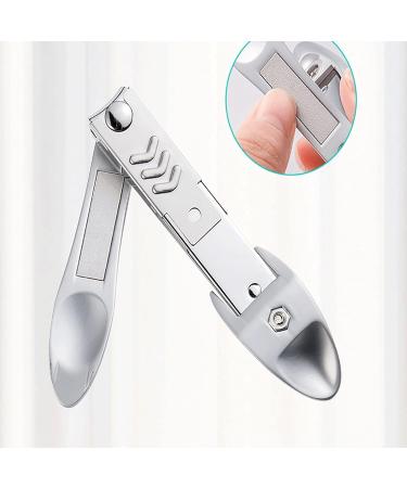 SVAASA Nail Clippers Professional Stainless Steel Nail Clipper No Splash Manicure Nippers for Thick/Thin Finger Toenails Tools Nail Scissors Nail Cut (Color : Schwarz Size : L) L Schwarz - Buy Online on GoSupps.com