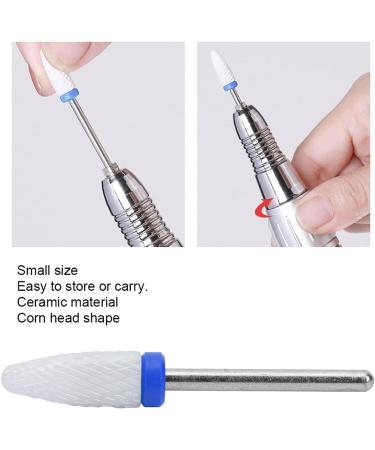 Electric Grinder Parts - Ceramic Grinding Head Nail Reshape Tool for Easy Carving and Polishing (Medium matte M blue box) - Buy Online on GoSupps.com