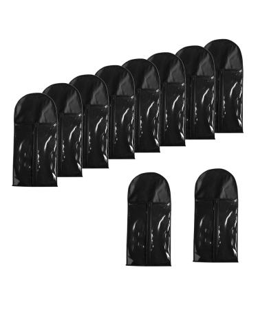 10 Hair Extension Wig Storage Bag Holder Case - Dustproof Protector in Black | International Shipping Available - Buy Online on GoSupps.com