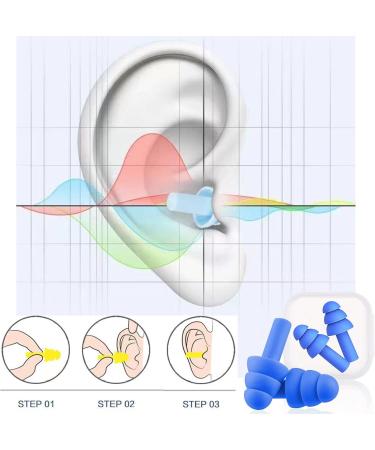  Earplugs for Sleeping Noise Cancelling Sound Blocking Eer Plugs Reusable Noise Reduction For Musicians Concerts Silicone - Buy Online on GoSupps.com