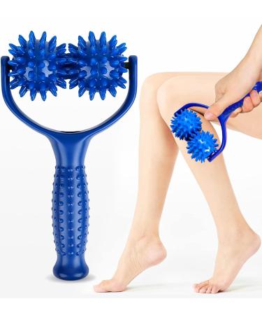 Massage balls Massage Roller massage roller with handle and nubs self -massage roller massager fascia ball for back legs feet hands muscle pain