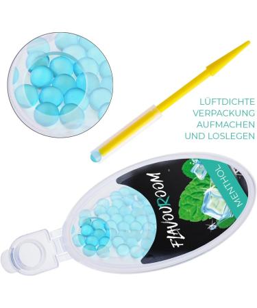 Flavoroom Aroma Click - 500 Premium Menthol Balls | Intense Flavor in Practical Box | Easy DIY Menthol Filter Experience - Buy Online on GoSupps.com