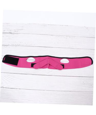 minkissy V Line Strap Slimmer Waist Band Chin Lift Band Bandages Band Sleeping Lift Bands V Line Facial Shaping 24.3x19cm Rosy - Buy Online on GoSupps.com
