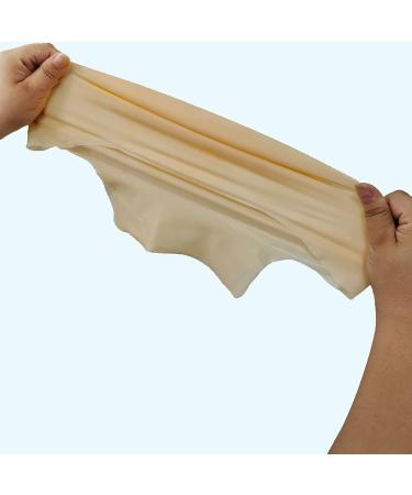 4-Piece Beige Latex Bald Cap Set for Men and Women - Clothing Accessory for Makeup and Costumes - Buy Online on GoSupps.com