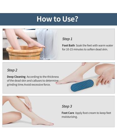 Foot File with Wooden Handle - Effective Callus Remover & Dead Skin Removal Tool for Men & Women | Premium Foot Care - Buy Online on GoSupps.com