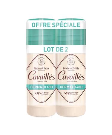 ROGE CAVAILLES Rog Cavaill s Dermato 48h solid deodorant stick pack of 2 x 40ml