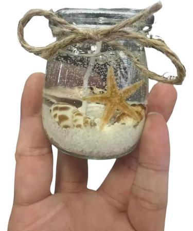 Handmade Ocean Theme Gel Candle - Blue Purple Pink Shell Scented Candle for Home Decor - Buy Online on GoSupps.com