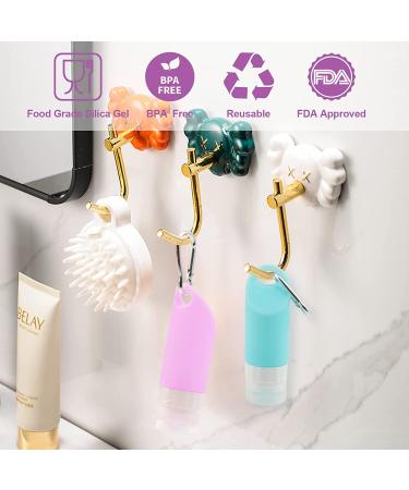 YANGNA Travel Bottles Set - 4Pcs TSA Approved Leak Proof Containers with Keychain, BPA Free - for Toiletries, Shampoo, Conditioner, Lotion - Buy Online on GoSupps.com