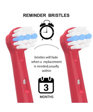 VINFANY 8pcs Kid's Toothbrush Heads for Oral B Rechargeable Toothbrush - Compatible with Braun Electric Brushes - Sensitive Clean, Professional Care, Advanced Power - Replacement Brushes for Children - Buy Online on GoSupps.com