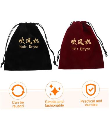 Sosoport 2pcs Hair Dryer Storage Bag Duffle Bag for Travel Styling Tools Appliances Travel Bag Hotel Supplies - Buy Online on GoSupps.com
