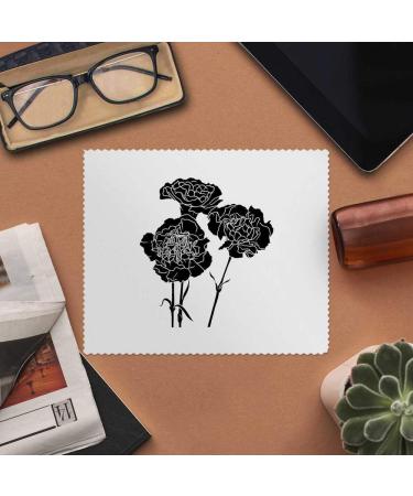 Buy 2 Carnation Flower Microfiber Lens/Glasses Cloths - LC00020821 | Eco-Friendly & Soft Cleaning Cloths for Eyeglasses & Screens | International Shipping Available - Buy Online on GoSupps.com