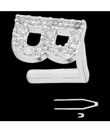 Shop Hip Hop Teeth - Single B Letter Shiny Dentures Accessories for Halloween | International Shipping Available - Buy Online on GoSupps.com