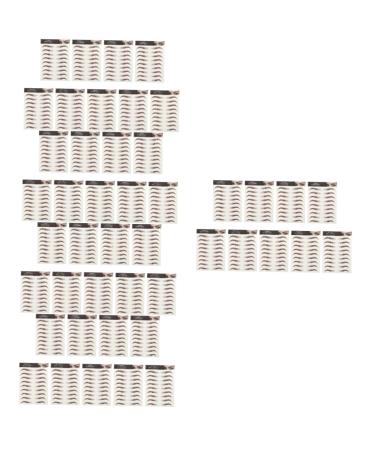 POPETPOP 45 Sheets Waterproof Eyebrow Stickers 3d Stickers Waterproof Transfer Eyebrows Water Proof Suite 6d