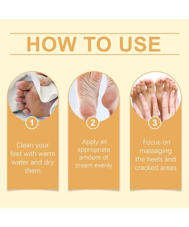  Hengxuan Horse Oil Repair Moisturizer for Dry and Cracked Heels with Natural Ingredients Nourishing Horse Oil Formula for Soft and Smooth Feet (2) - Buy Online on GoSupps.com