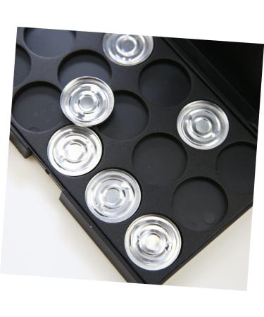 Healvian 15 Empty Cosmetic Case Cosmetic Cases for Traveling Eyeshadow Case Empty Makeup Eye Shadow Silver - Buy Online on GoSupps.com