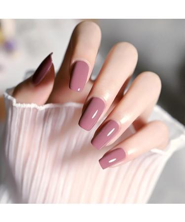 TBeautfave Purple Nail Polish Quick Dry Nail Polish Long Lasting Nail Varnish Pastel Nail Polish Non-Toxic Water Based Formula Natural Nail Polish for DIY Nail Art TaroPurple - Buy Online on GoSupps.com