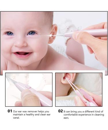 2pcs LED Lighted Ear Wax Cleaner with Tweezer - Pink | Ear Cleaning Removal Tool for Adults - Buy Online on GoSupps.com