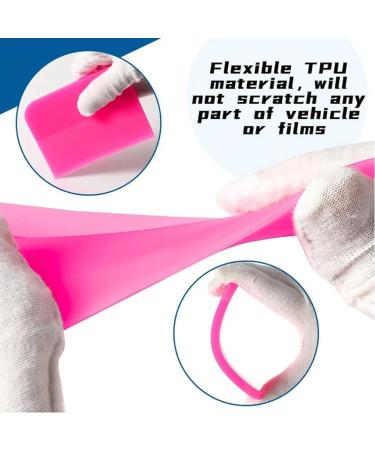 ecaqlin Car Squeegee Kit 5 in 1 Anti-Scratch TPU Rubber Squeegee for Vinyl Wrap Film Squeegee Scraper Window Film Tools - Buy Online on GoSupps.com