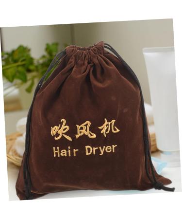 Healeved 15 Pcs Hair Dryer Storage Bag Velvet Storage Bag Drawstring Hair Dryer Bag Travel Hair Dryer Fabric - Buy Online on GoSupps.com
