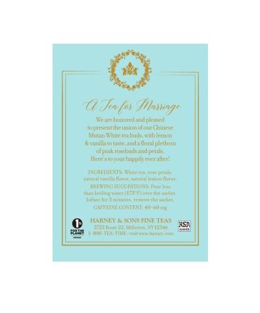 Harney & Sons Wedding Tea - 30ct Tin - A Perfect Blend for Marriage - Buy Online on GoSupps.com
