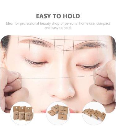Beaupretty Brow Mapping String 2Pcs Pre- Inked Eyebrow Mapping String Microblading Eyebrow Marker Thread Line Ruler Brow Mapping Measuring Tool for Marking Symmetrical Eyebrow Pre Inked Mapping String - Buy Online on GoSupps.com