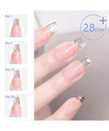 Lofuanna 15g Clear Builder Nail Gel Set | High Self-Leveling Nail Repair & Extension Gel (2Pcs) | Acrylic Nail Brush Included - Buy Online on GoSupps.com