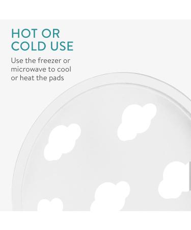 Navaris 4x Reusable Gel Eye Pads - Cooling & Heating Eye Patches for Dark Circles - Stylish Cloud Design - Buy Online on GoSupps.com