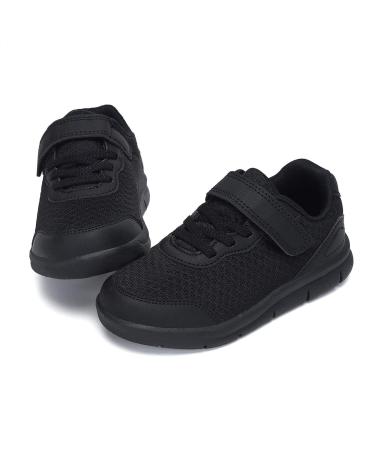 Nihaoya Toddler/Little Kid Boys Girls Shoes Running/Walking Sports Sneakers 7.5 Toddler Black