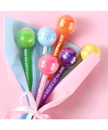 Shop Lollipop Color Changing Lip Balm & Gloss Combo - Waterproof & Long Lasting - International Shipping Available! - Buy Online on GoSupps.com