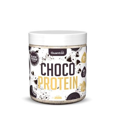 Quamtrax Choco Protein - 250 g - Black biscuit flavor